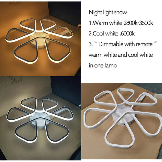 Northern Europe Living Room Simple Modern Led Ceiling Lamp