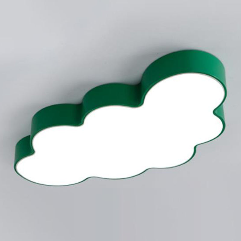 Metallic Cloud Flush Mount Led Light For Kid’s Room Ceiling