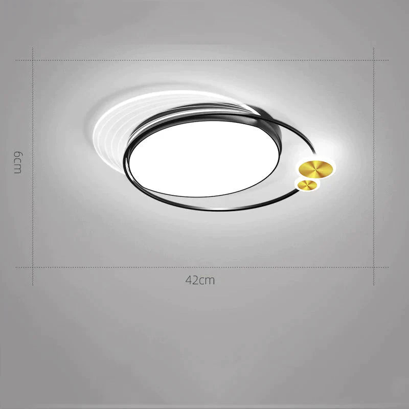 New Nordic Ceiling Lamp Creative D - L42Cm Xw52Cm Xh6Cm / White Light