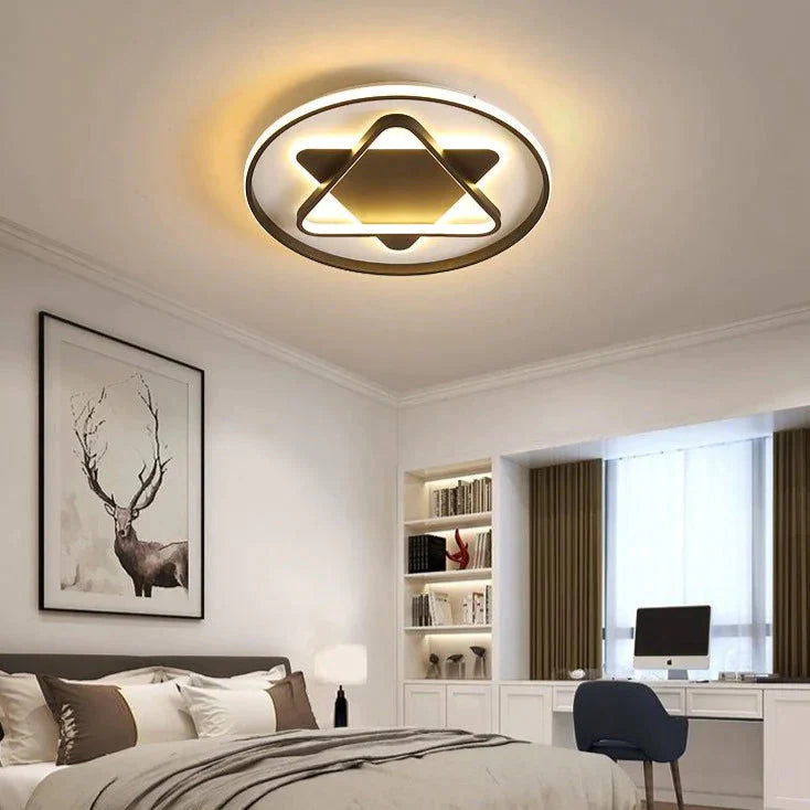 Nordic Minimalist Five - Pointed Star Light Bedroom Ceiling Lamp