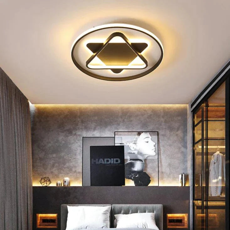 Nordic Minimalist Five - Pointed Star Light Bedroom Ceiling Lamp