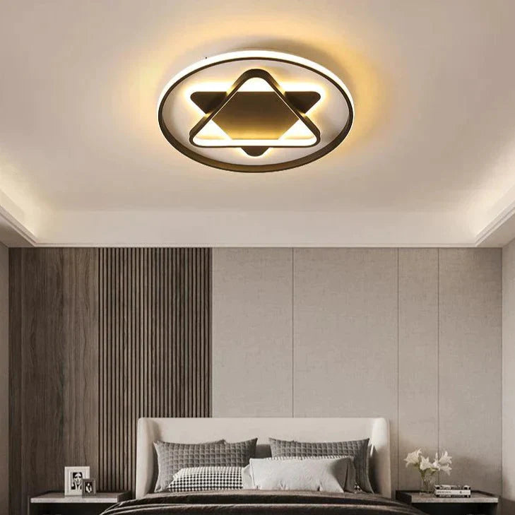 Nordic Minimalist Five - Pointed Star Light Bedroom Ceiling Lamp