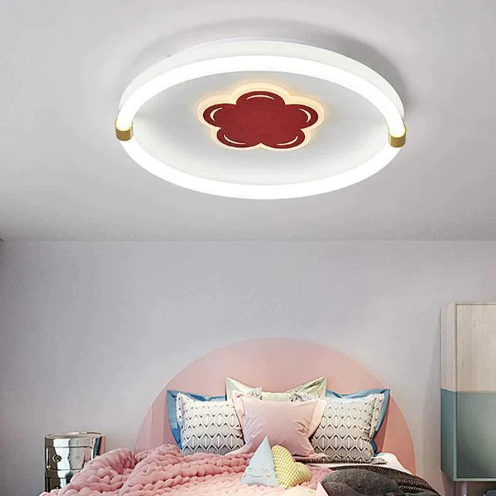 Lovely Creative Flower Room Led Ceiling Lamp