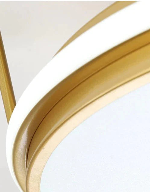 Golden Crown Chandelier Simple Modern Room Lamp Pendant