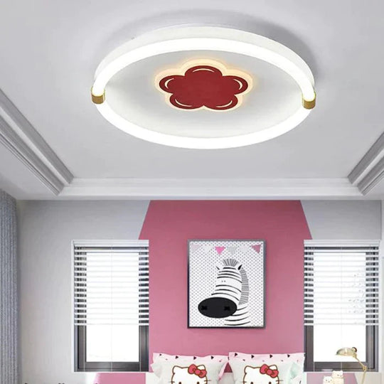 Lovely Creative Flower Room Led Ceiling Lamp