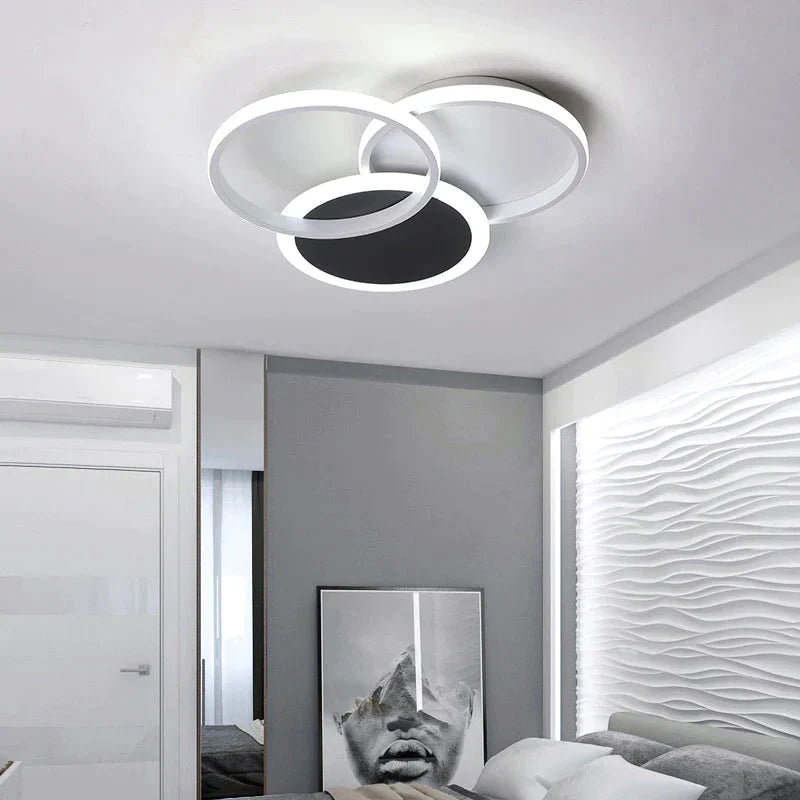 Creative Led Ceiling Lamp Geometry Simple Modern