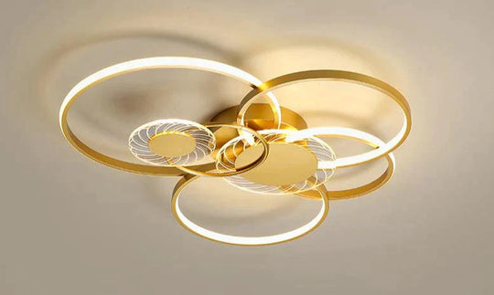 New Luxury Gold Light In The Bedroom Ceiling Lamp