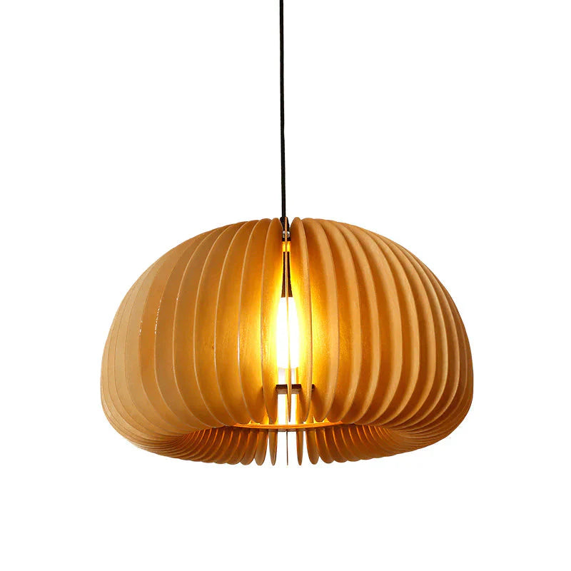 Nordic Solid Wood Dining Room Chandelier Creative Living Bedroom Lamp Diameter - 42Cm / With Light