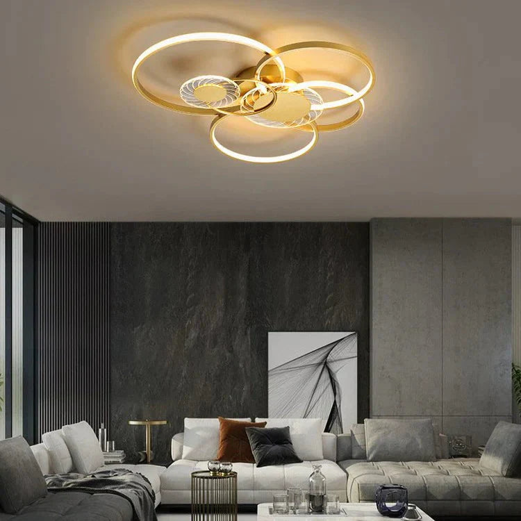 New Luxury Gold Light In The Bedroom Ceiling Lamp