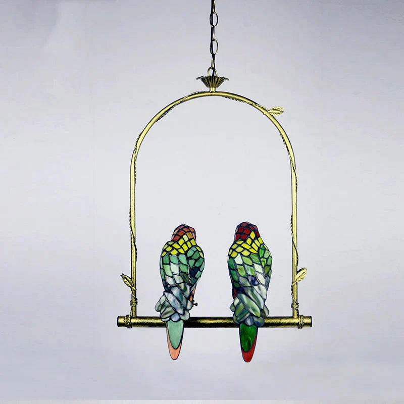 Creative Parrot Chandelier Retro Lighting Fixtures Pendant