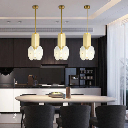 European Luxury Modern Minimalist Living Room Chandelier Pendant