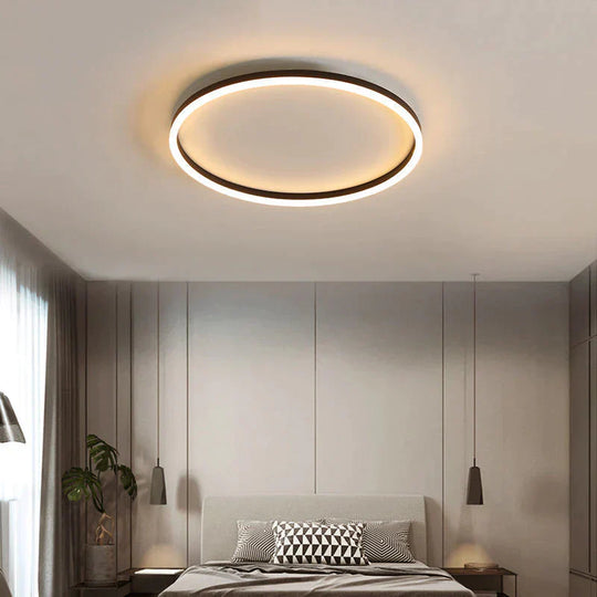 Light In The Bedroom Led Ceiling Lamp Simple Modern Creative Nordic Living Room Lamps Warm Natural