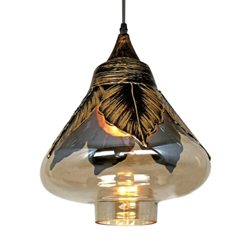 Amelia’s Enduring Charm: Clear Glass Colonial Pendant Light (Multiple Sizes) Lighting