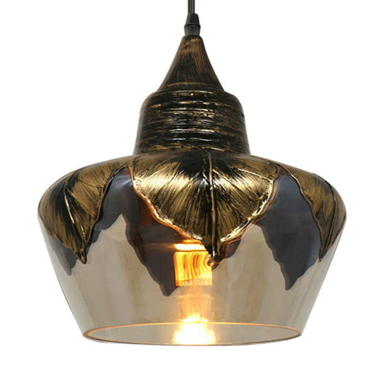 Amelia’s Enduring Charm: Clear Glass Colonial Pendant Light (Multiple Sizes) Lighting