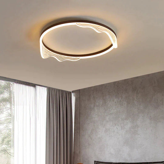 Light In The Bedroom Led Ceiling Lamp Simple Modern Creative Nordic Living Room Lamps Warm