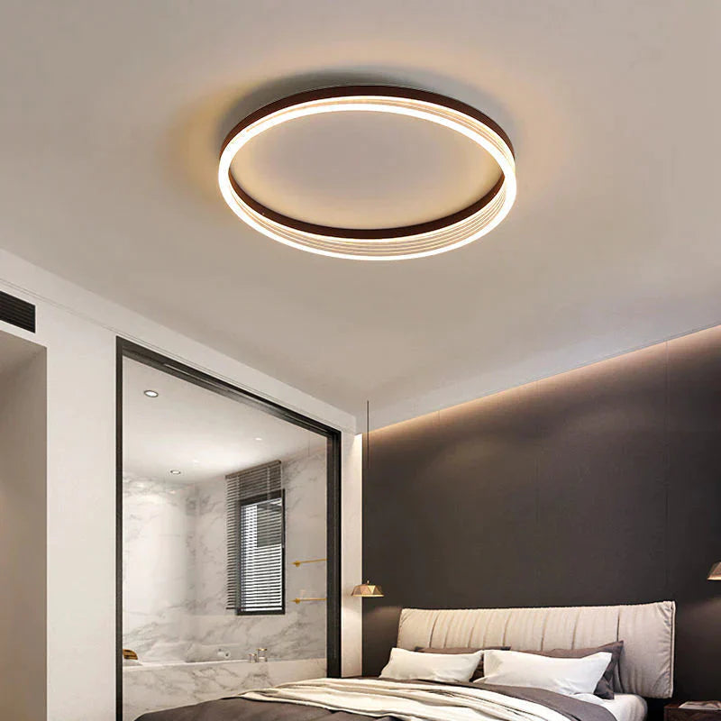 Light In The Bedroom Led Ceiling Lamp Simple Modern Creative Nordic Living Room Lamps Warm Natural