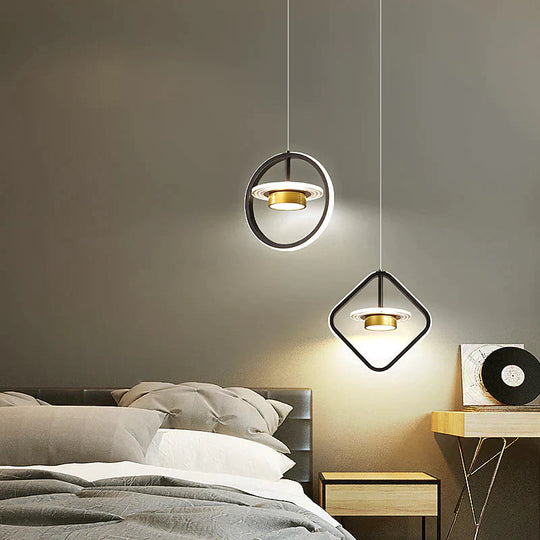 Nordic Bedroom Bedside Chandelier Modern Light Luxury Creative Bar Restaurant Single - Headed Small