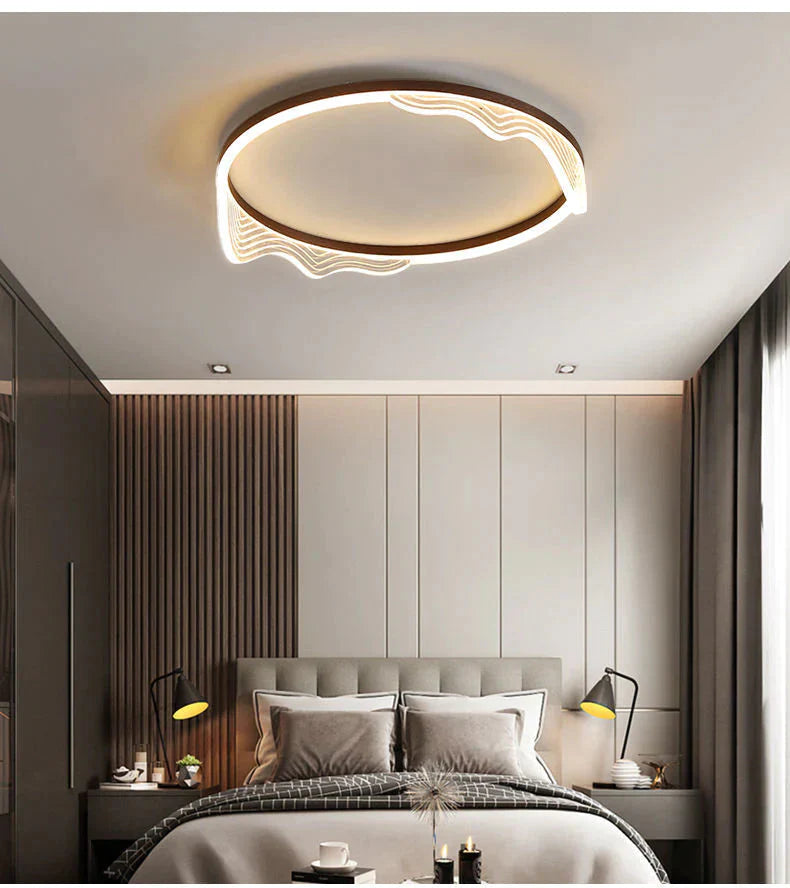 Light In The Bedroom Led Ceiling Lamp Simple Modern Creative Nordic Living Room Lamps Warm