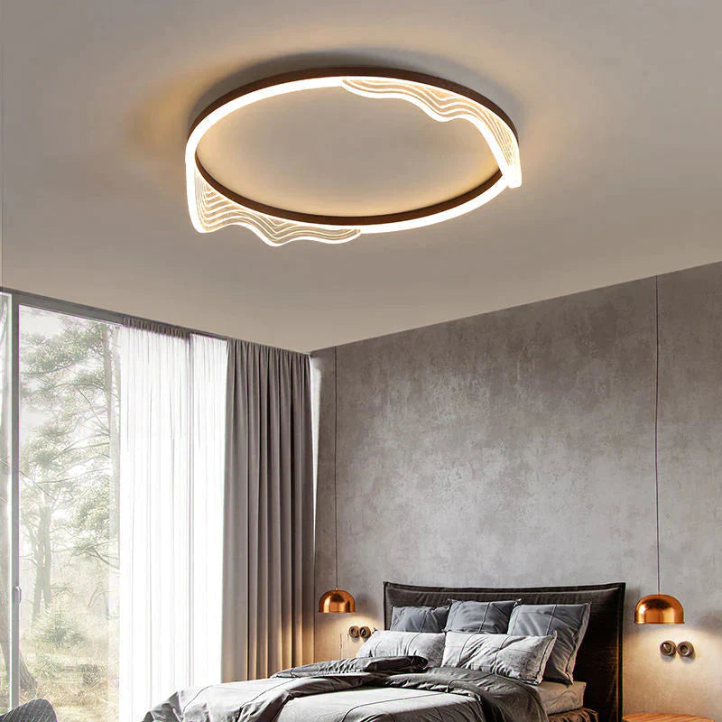 Light In The Bedroom Led Ceiling Lamp Simple Modern Creative Nordic Living Room Lamps Warm