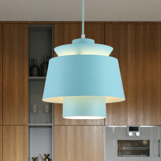 Enif - Modernist Style Tapered Hanging Light Fixture Metallic Pendant Lamp