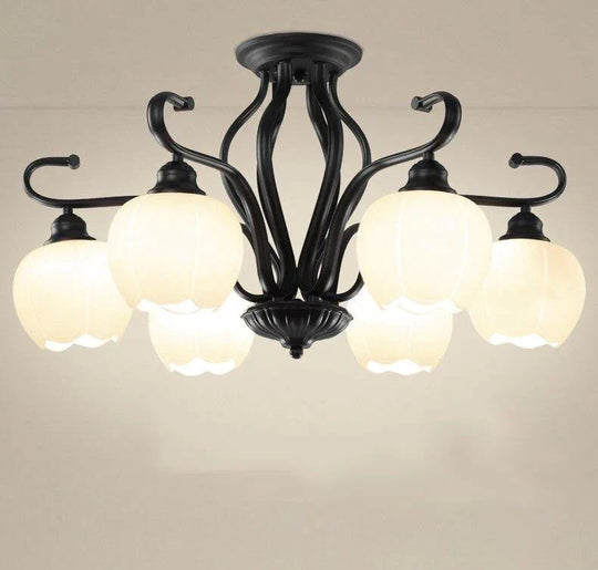 Modern Brief Led Pendant Light Creative Black Lamp Vintage Luminaria Teto Ceiling Kids Bedroom