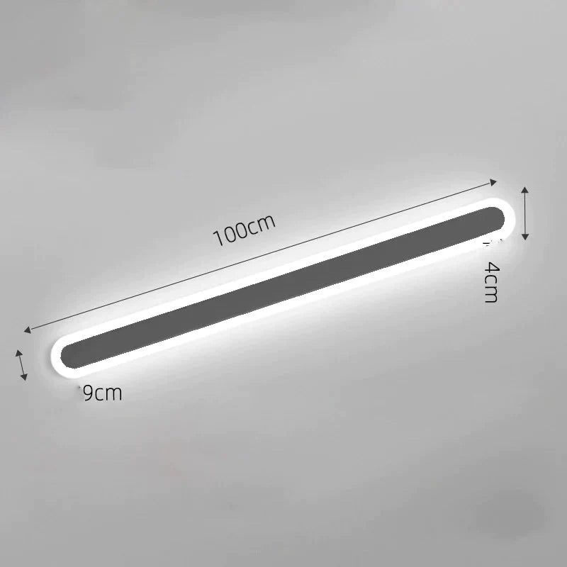 Strip Ceiling Lamp Corridor Balcony Led Modern Simple Living Room Nordic Light In The Bedroom Lamps