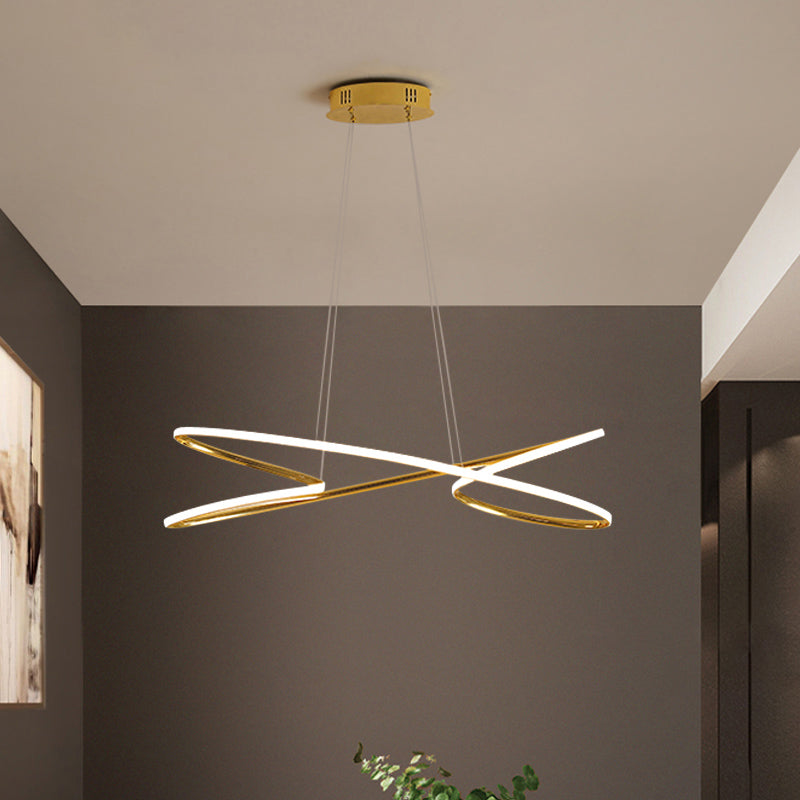 Merga - Modern Led Chandelier: Simplicity Line Aluminum Hanging Light