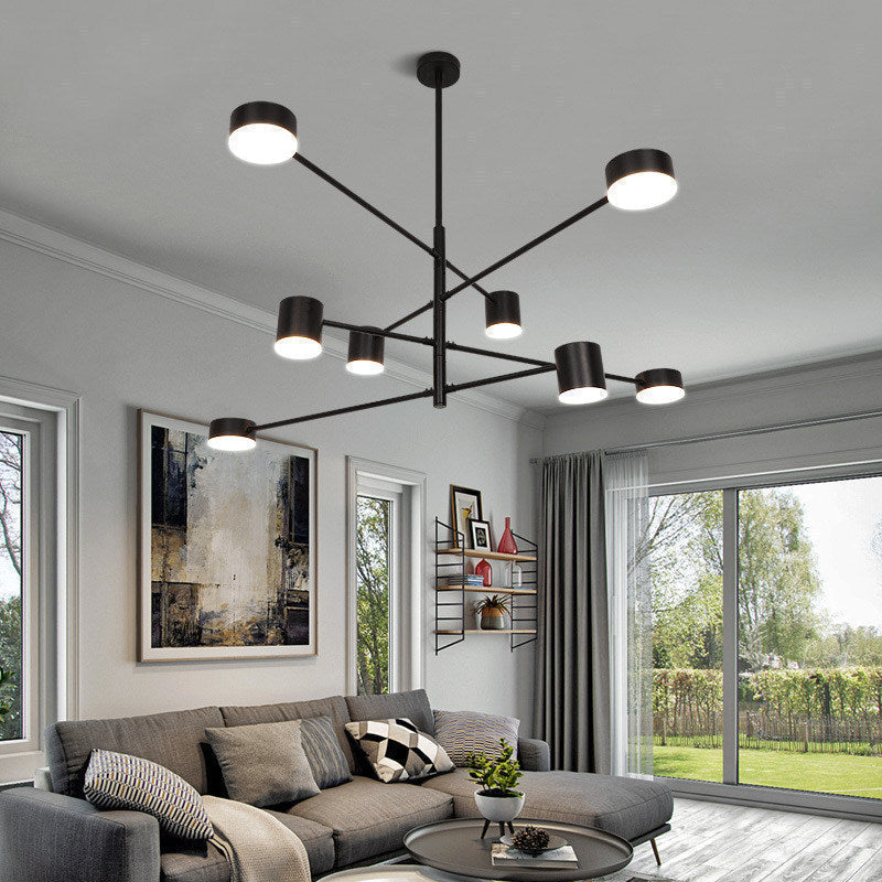 Gatria - Contemporary Sputnik Chandelier: Metal Pendant Light