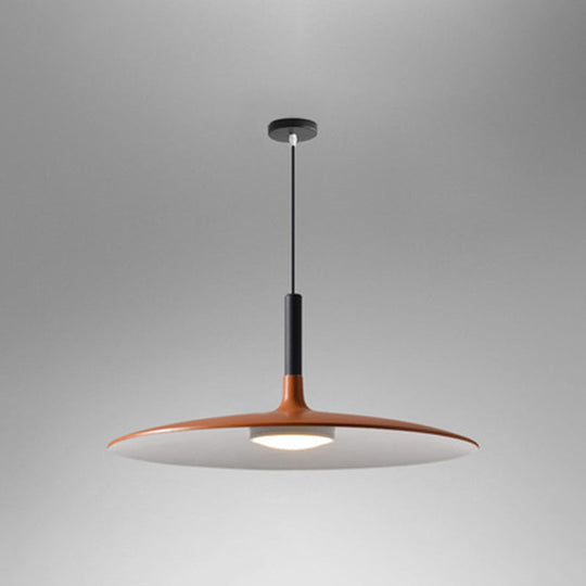 Vera - Led Suspension Lamp Novelty Minimalist Metal Pendant Orange / 18