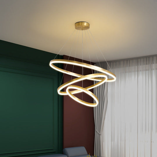 Rastaban - Ring - Shaped Led Chandelier: Modern Simplicity Design