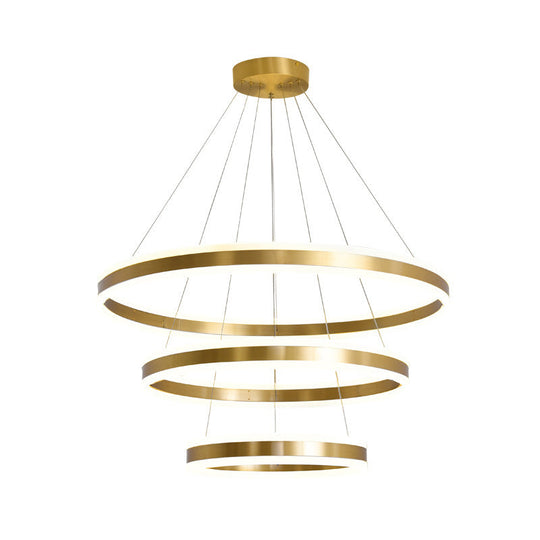 Rastaban - Ring - Shaped Led Chandelier: Modern Simplicity Design