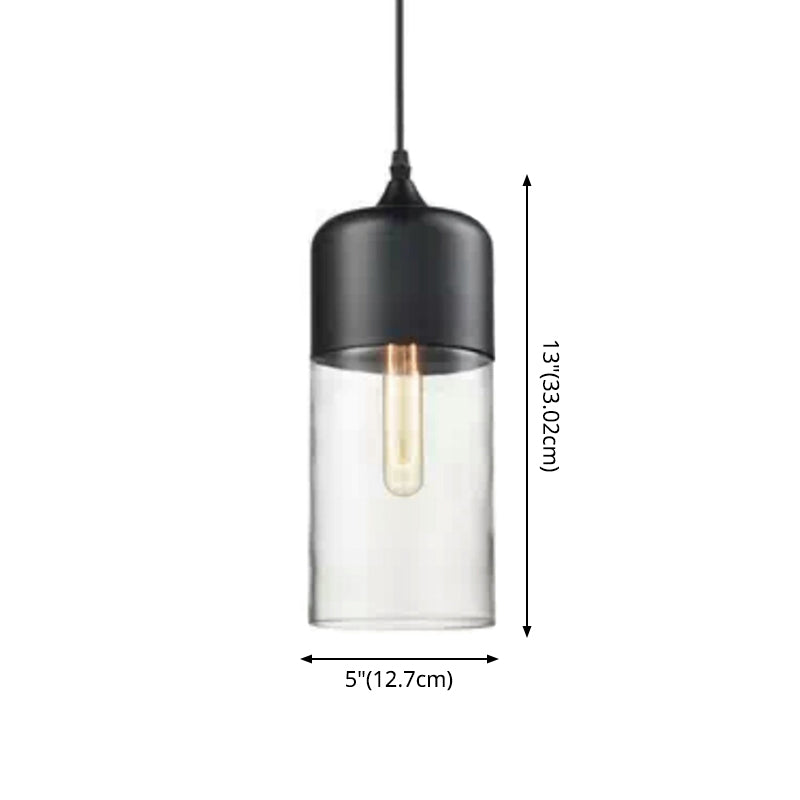 Emma - Retro Industrial Style Glass Pendant Ceiling Lights For Restaurant