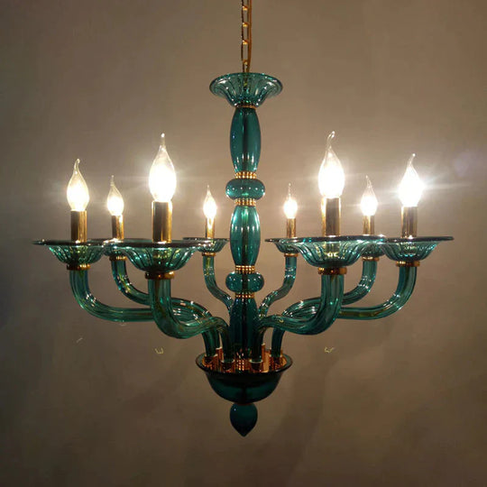 Metal Starburst Chandelier Lighting Vintage 6/10/11 Bulbs Living Room Suspension Pendant Light In
