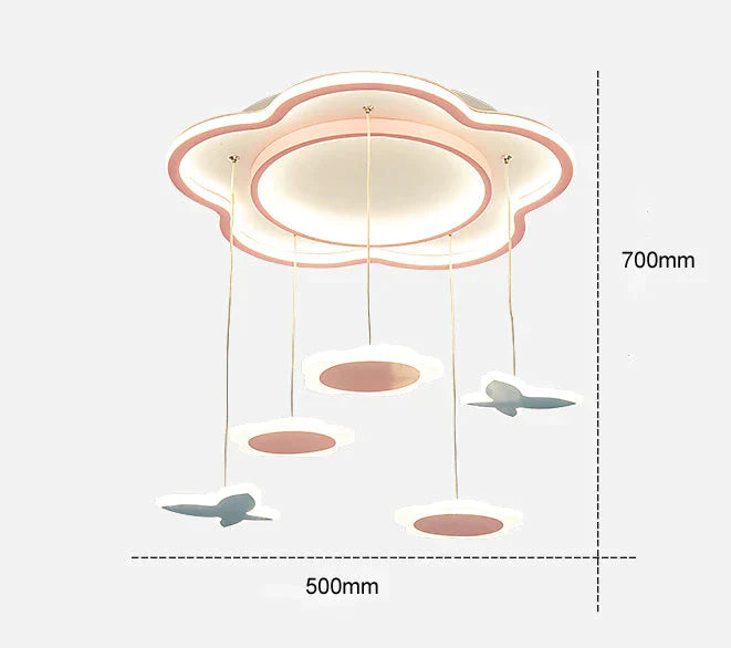 Creative Fashion Children’s Bedroom Lovely Ceiling Lamp B / 66W