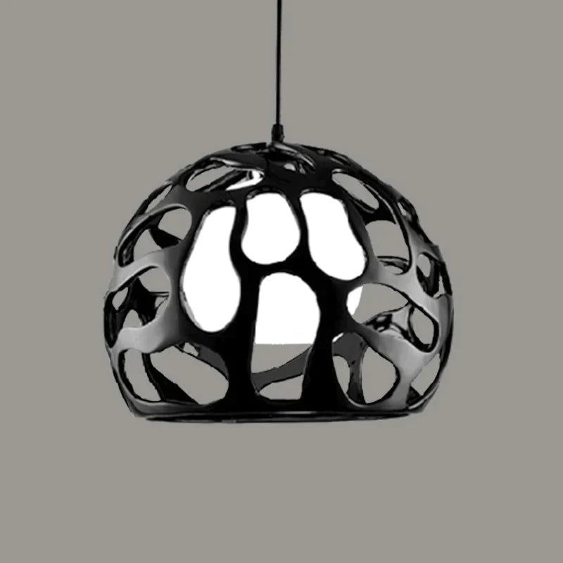 Creative Round Chandelier With Hollow Feet As Show / Black Pendant