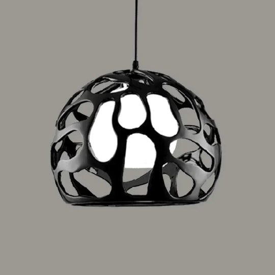 Creative Round Chandelier With Hollow Feet As Show / Black Pendant