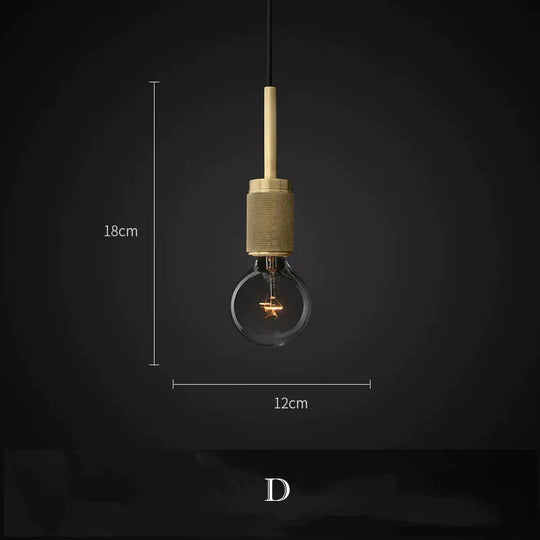 Luxury Nordic Simple Creative Personality Bedroom Bedside Chandelier D / No Light Source Pendant