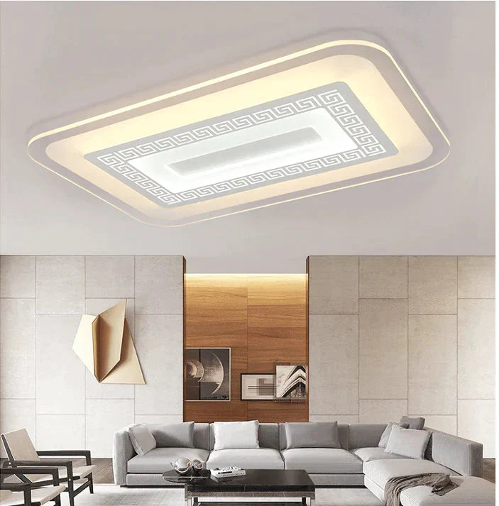 Led Modern Rectangle Square Acrylic Alloy Lamp.led Light. Ceiling Lights.led Lamp For Foyer Bedroom