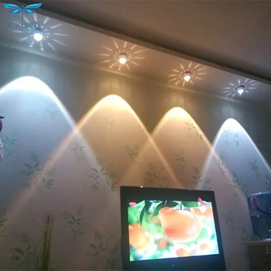 3W Crystal Led Ceiling Lights Restaurant Ktv Aisle Living Room Balcony Lamp Modern Lighting For