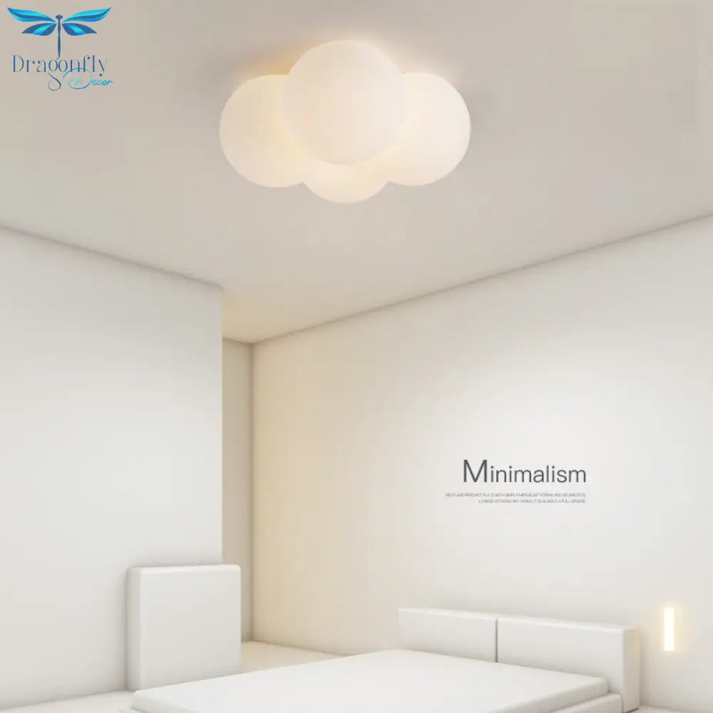 4 Lamps Cloud Chandeliers For Bedroom Ceiling Lighting Decoration Led Modern Minimalist Living Room