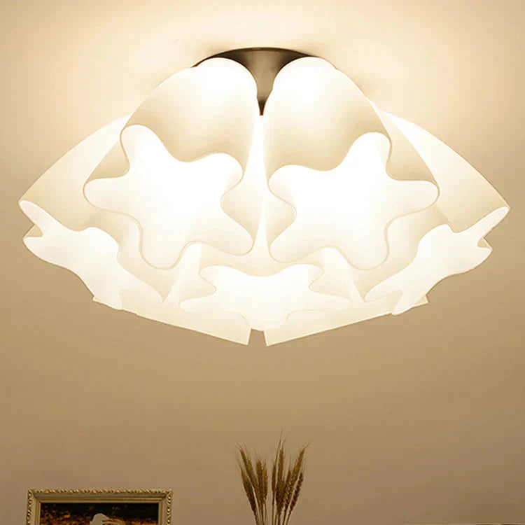 Simple Flower Ceiling Lamp Living Room Bedroom Atmosphere Fashion Restaurant Lighting Creative