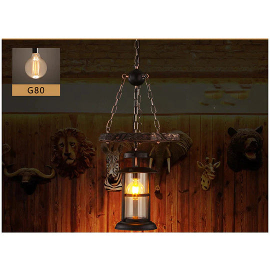 Industrial Style Country Restaurant Bar American Chandelier Pendant