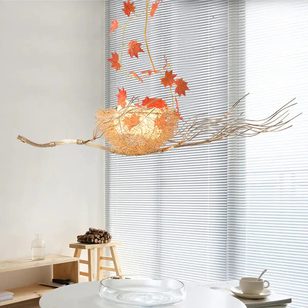 47’ W White Glass Ball Chandelier Art Decorative 3 - Light Hanging Light Fixture In Gold With