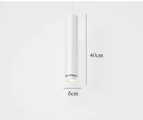Spotlight Ed Adjustable Suspension Lamp Nordic Creative Chandelier White / L 40Cm Tri - Color Light