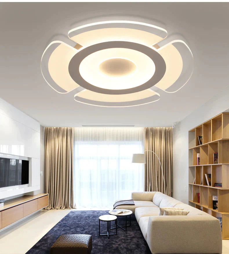 Led Ceiling Lamp Round Thin Light In The Bedroom Modern Simple Room Balcony Art Tunnel Living Warm