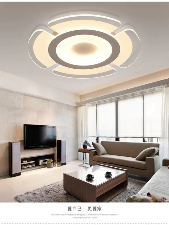 Led Ceiling Lamp Round Thin Light In The Bedroom Modern Simple Room Balcony Art Tunnel Living Warm