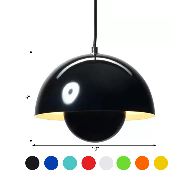 Emma - Nordic Hanging Ceiling Light For Dining Room Silver/Red/Yellow Metal