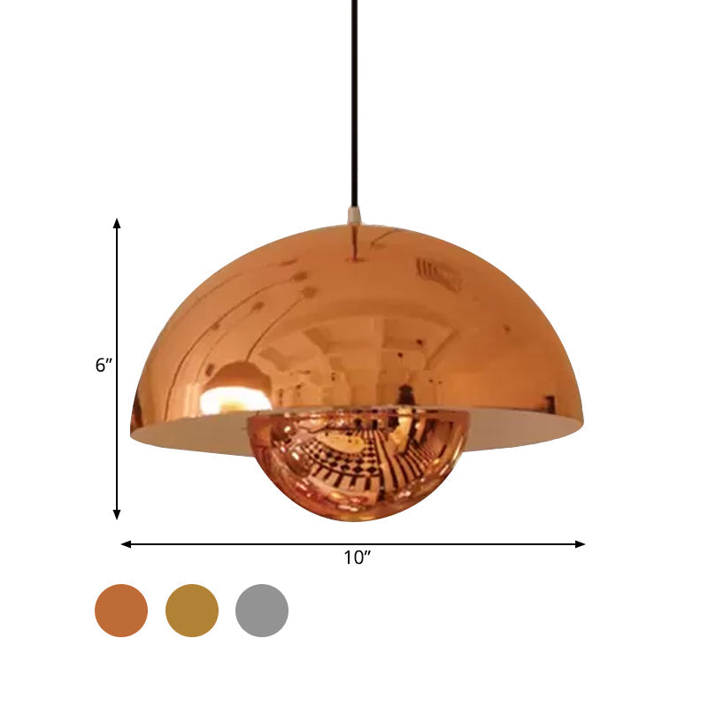 Emma - Nordic Hanging Ceiling Light For Dining Room Silver/Red/Yellow Metal