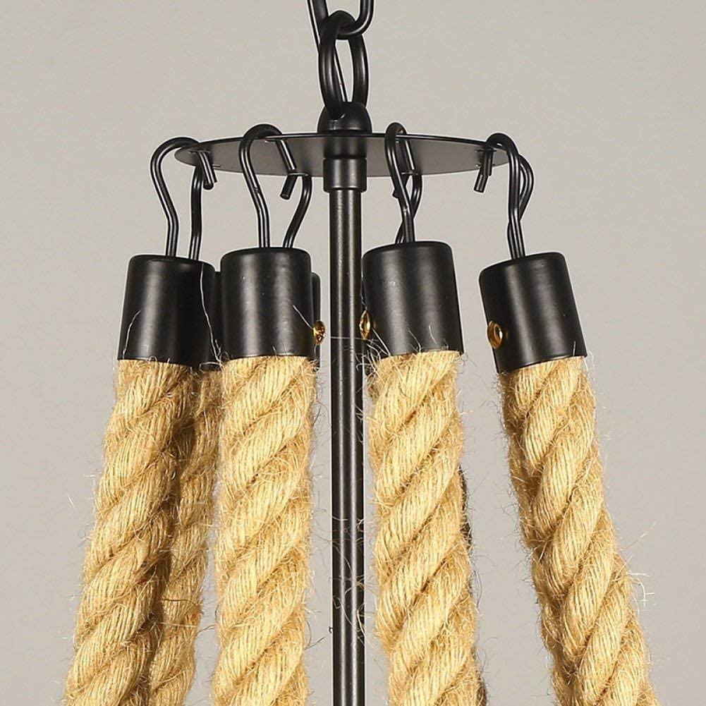 American Country Loft Vintage Big Wooden Beads Hang Pendant Lamp E27 E14 Led Lights Modern For