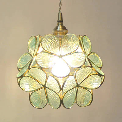 Blooming Beauty: Tiffany Style Pendant Light With Captivating Colors Lighting